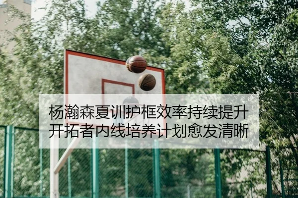 杨瀚森夏训护框效率持续提升 开拓者内线培养计划愈发清晰