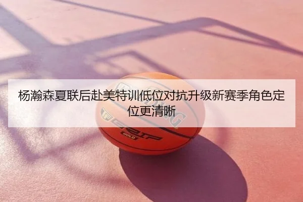 杨瀚森夏联后赴美特训低位对抗升级新赛季角色定位更清晰